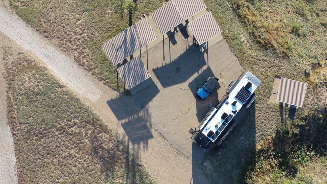 Lake Meredith Campsite view