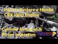 How to Rebuild a Honda CBX 1000 Engine - Part 7 - Cylinder & Piston Removal & Inspection