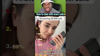 HOW TO DEAL WITH SCAM CALLS 😭💔 #funny #scammer