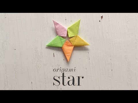 How to fold Origami Star - YouTube