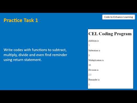 Web Development for Kids Theme 2 Lesson 7 Clicking the Buttons 2 - YouTube