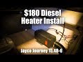 Jayco Journey Mod - Ebay Diesel Heater Installation