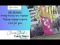 Funky Fossil new release-  Making collage papers work for you