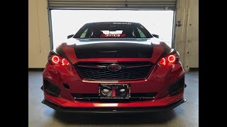 17 Subaru Impreza Mini D2Sh1 Quad Bi-Xenon Retrofit & Rgb Multicolor Prism Halos Wxbt Bluetooth