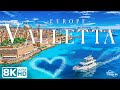 Valletta 8K UHD – Explore the Ancient Gem of the Mediterranean with Relaxing Piano Melodies