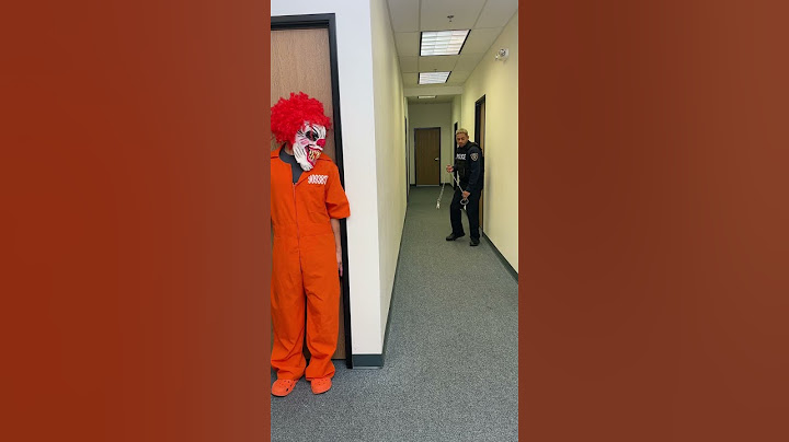 Cop try to find clown inmate #shorts