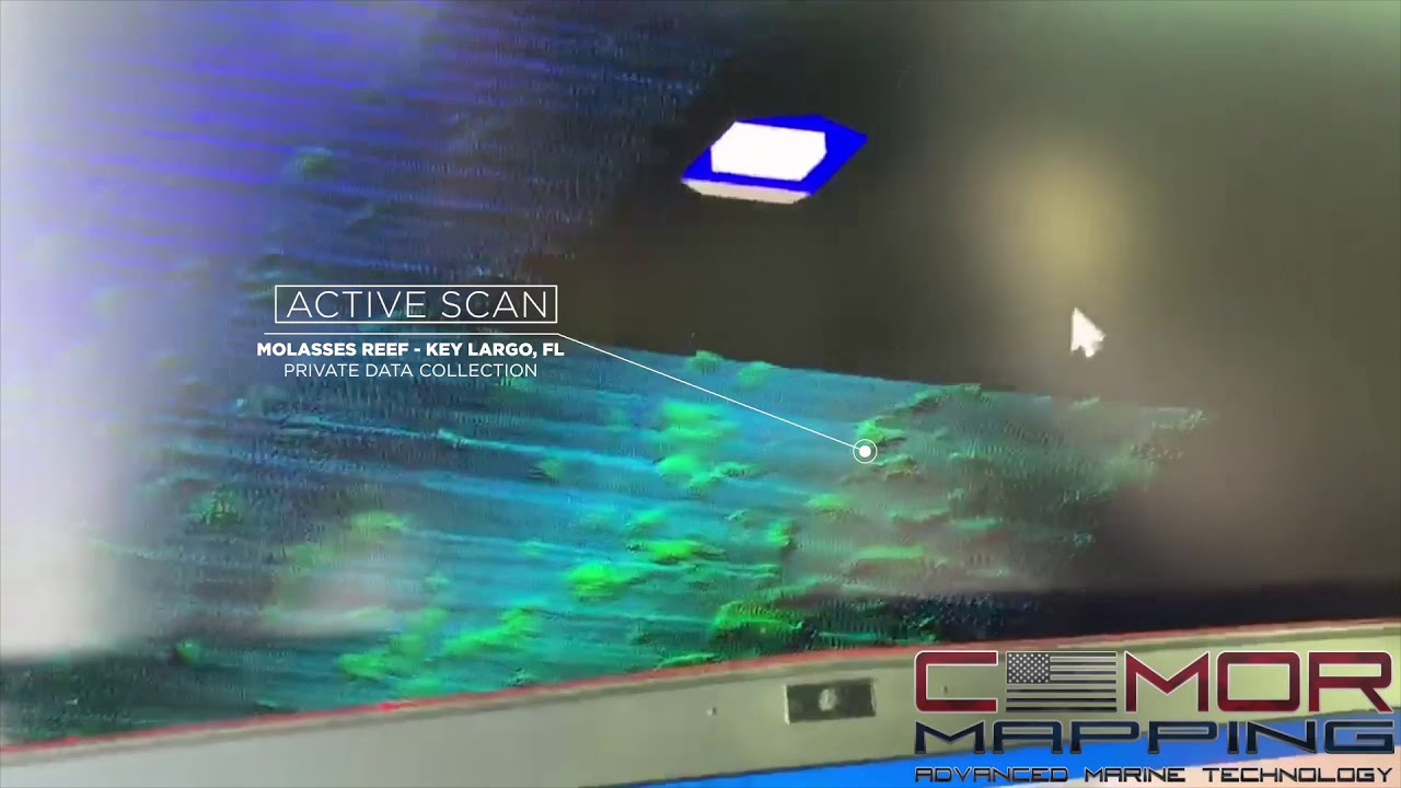 Molasses Reef Key Largo, FL 3D Fishing Map YouTube