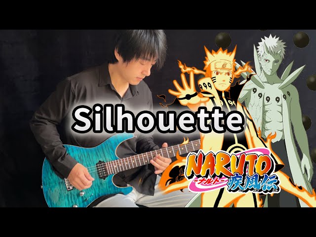 Naruto Shippuden OP「Silhouette」- Vichede (Electric Guitar Version)#naruto class=