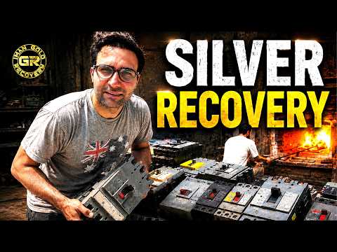 Incredible Scale! Pure Silver Recovery from Old Circuit Breakers | Complete Extraction Process