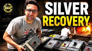 Incredible Scale! Pure Silver Recovery from Old Circuit Breakers | Complete Extraction Process