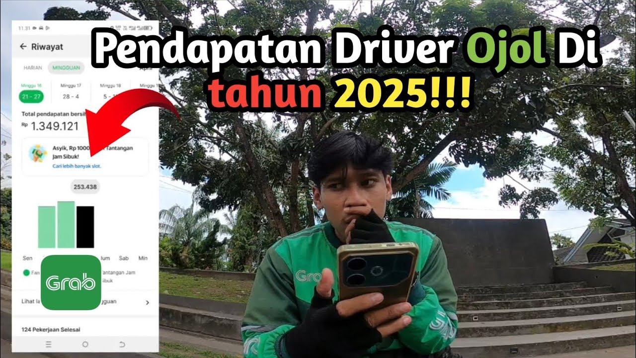 PENDAPATAN DRIVER OJOL DI TAHUN 2025 . 