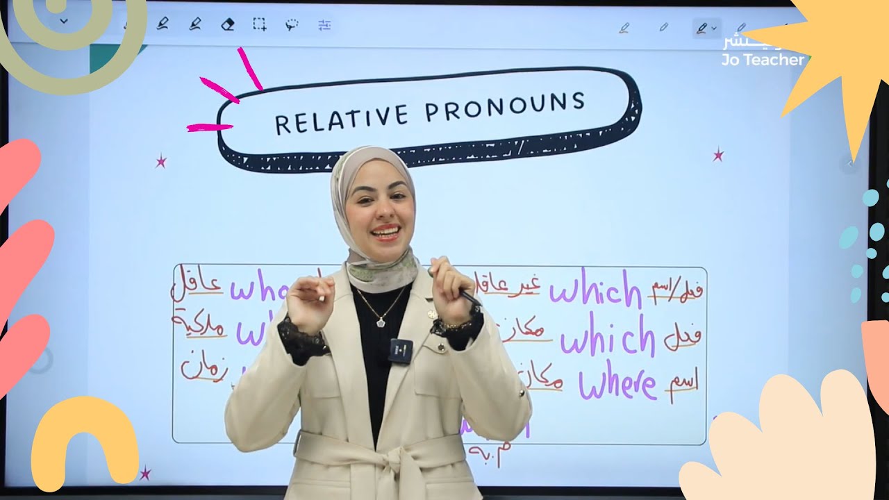 شرح جمل الوصل وضمائر الوصل Relative clauses / توجيهي 2007