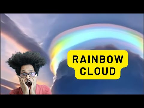Mysterious Rainbow Cloud Captured On Camera