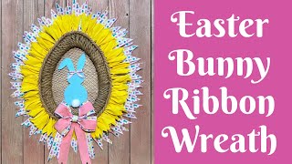 Easy Wreath Tutorial | Farmhouse Easter Wreath | Dollar Tree Egg Wreath | Easy Easter Wreath