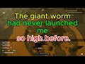My longest flight using the Hive Lord worm, on the planet Omicron, is insane in Helldivers2 😮