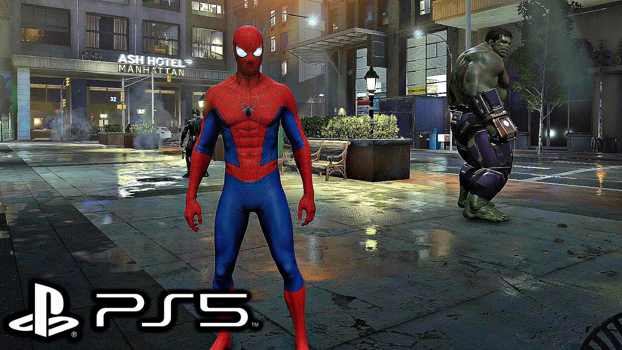 MARVEL'S AVENGERS PS5 Spider-Man Gameplay 4K 60FPS