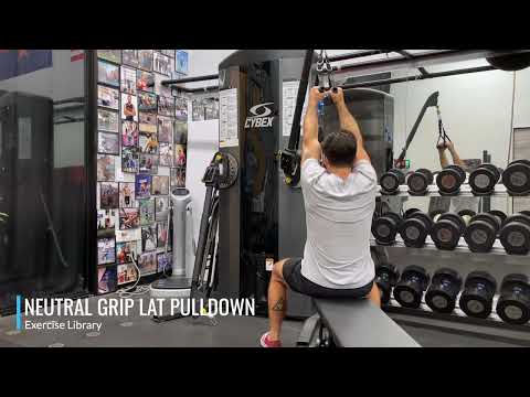 Neutral Grip Lat Pulldown