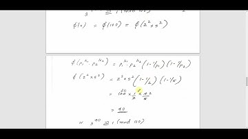 Eulers Theorem Problems PART 2 KTU CST332 Foundations of Security in Computing-S6CS