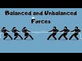 BALANCED AND UNBALANCED FORECES