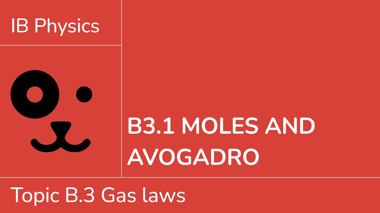 B3.1 Moles and Avogadro [IB Physics SL/HL]