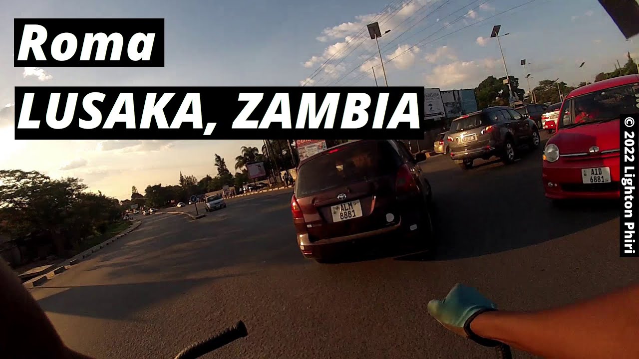 Lusaka, Zambia Cycling Through Roma, From Kalundu November 2022