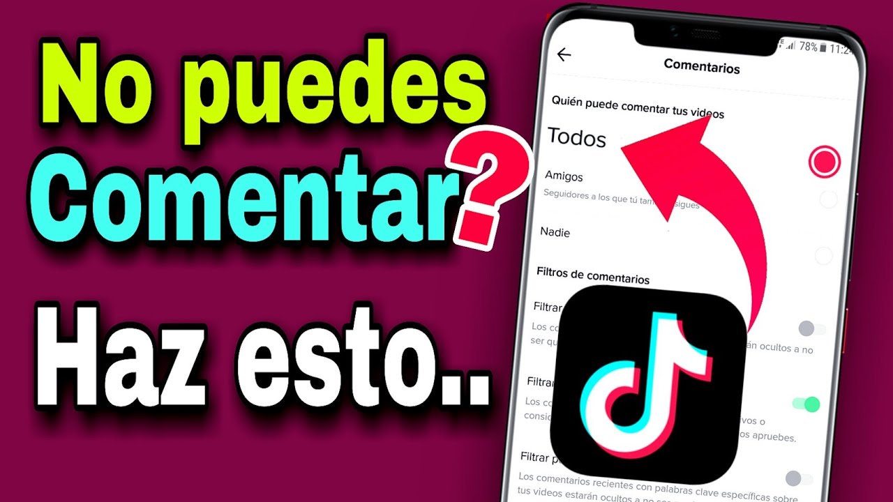 Como Activar Los Comentarios De Tus Videos En Tik Tok YouTube