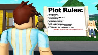SPOILED GIRL Had RULES.. I Broke All Of Them! (Roblox)