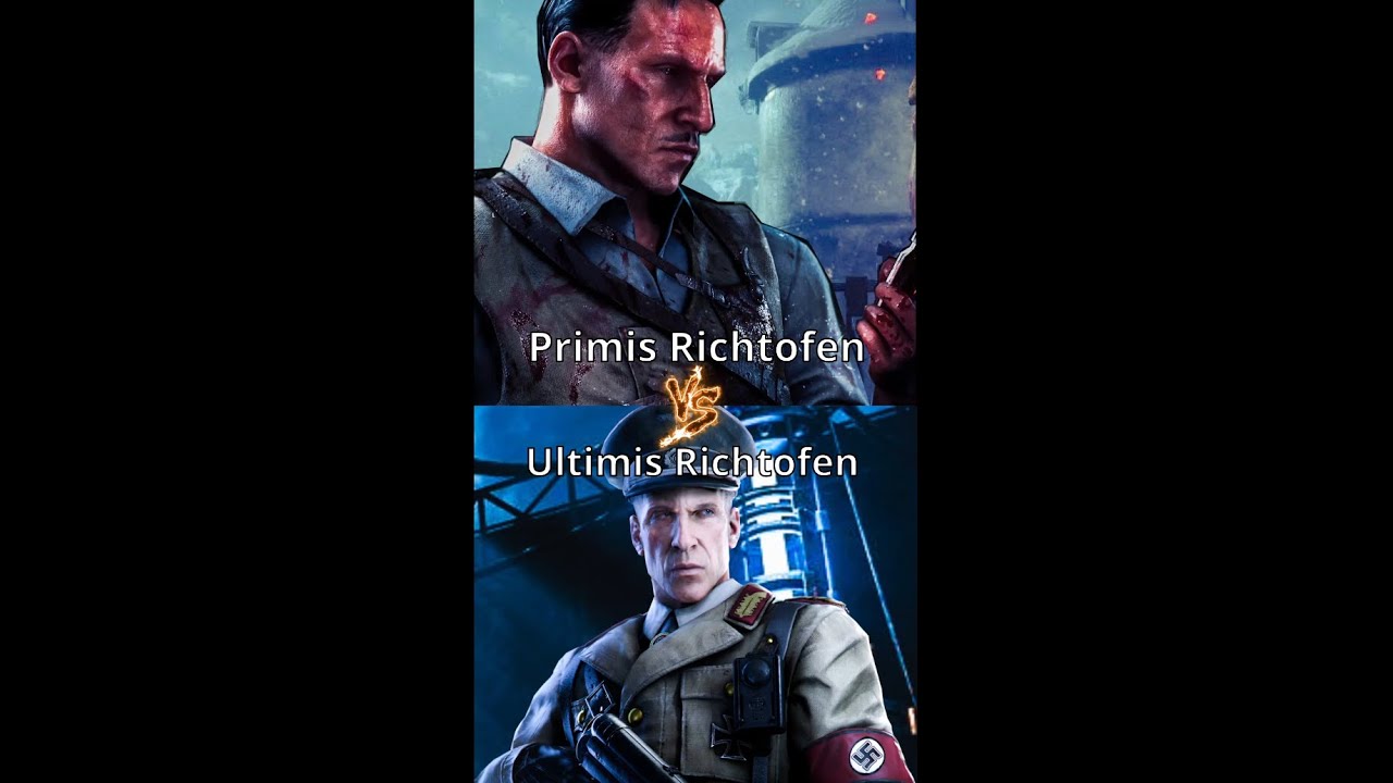 Primis Richtofen vs Ultimis Richtofen 🎮| Call of Duty Zombie shorts    
