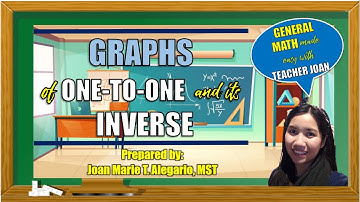 Graphs of One-to-one and Inverse Functions | General Mathematics
