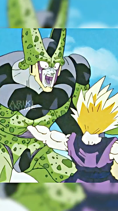 Goku Gives Cell A Senzu Bean