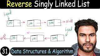 31 - Reverse Singly Linked List | DSA Tutorial