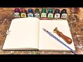 【ASMR】ガラスペンで絵を描く音🎨🎧【途中広告なし】