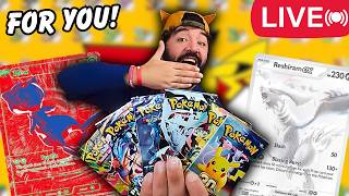 LIVE🔴Opening ASCENDED HEROES & 30th Celebrations Pokemon Cards... To Pull YOU an RGB MEW!