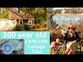 Tour a 300 Year Old Cape Cod Cottage | Thrift Shopping in New England | Wedgewood plate | Fall color