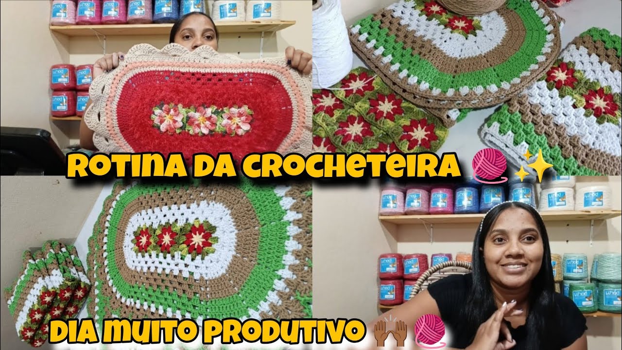 ⚠️Vlog de Rotina: 2 dias de produção com o crochê 🧶✨