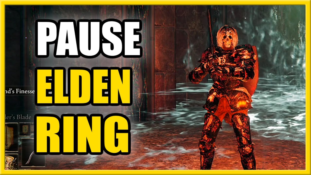 How to PAUSE Elden Ring & Stop Enemies Attacking (Best