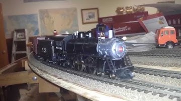 Mantua 4-4-2 Atlantic Pulls a Freight