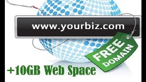 HOW TO GET FREE ".COM" DOMAIN + 10GB WEB SPACE | MafsTube
