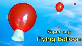 Details Paper cup Balloon Helicopter, Balloon plane, How to make flying Balloon Cup plane, Amazing fly, New. Guide