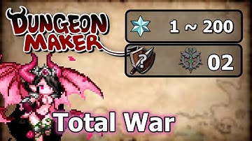 Day 1 ~ 200  (Lilith / Myth 2 / Total War) - Dungeon Maker No Commentary Gameplay