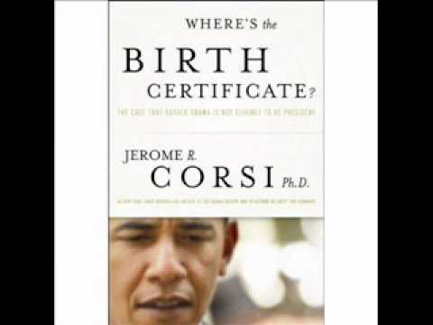 Where's the Birth Certificate?-Jer...  Corsi