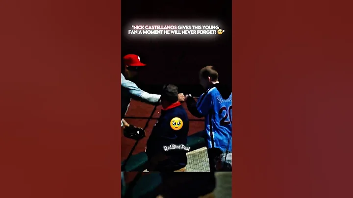 Nick Castellanos Gave This Young Phillies Fan A Moment He Will Never Forget! 🥹 #shorts #mlb ￼