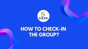 How to Check-in Existing Group Using eZee Absolute, Hotel Management Software?