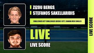 Zizou Bergs vs Stefanos Sakellaridis Live Scoreboard