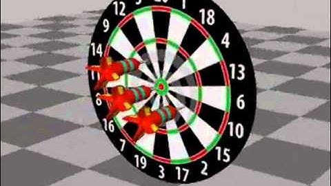 3D Dartboard Movie