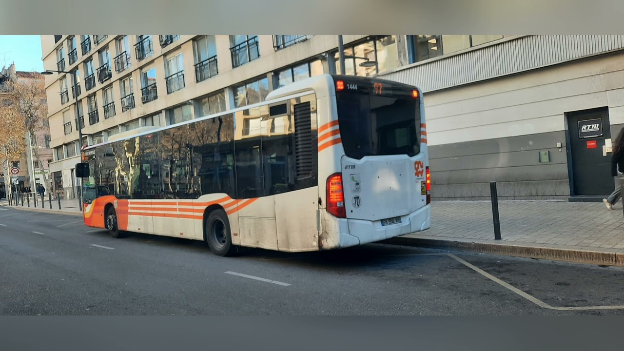 RTM La Métropole Mobilité le bus | Mercedes Citaro C2 € n°1444 | Ligne 97