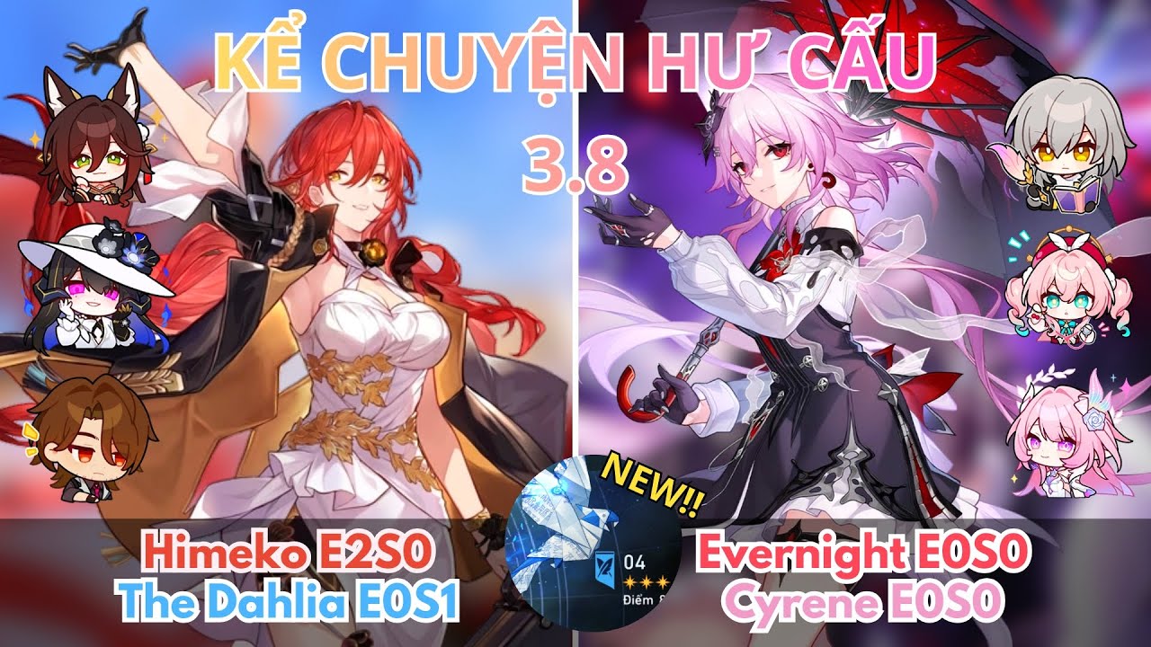 Kể Chuyện Hư Cấu 3.8 | Cú Pháp 4 | Himeko x The Dahlia & Evernight x Cyrene | Honkai Star Rail 3.8