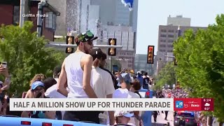 500,000 hit Oklahoma City Streets for Thunder parade
