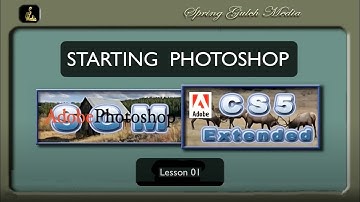 Photoshop CS5 First Lesson, (The Workspace Panels)