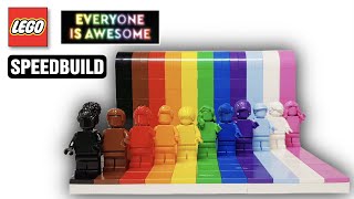 LEGO Everyone Is Awesome 40516 Speed Build Review / Stop Motion
